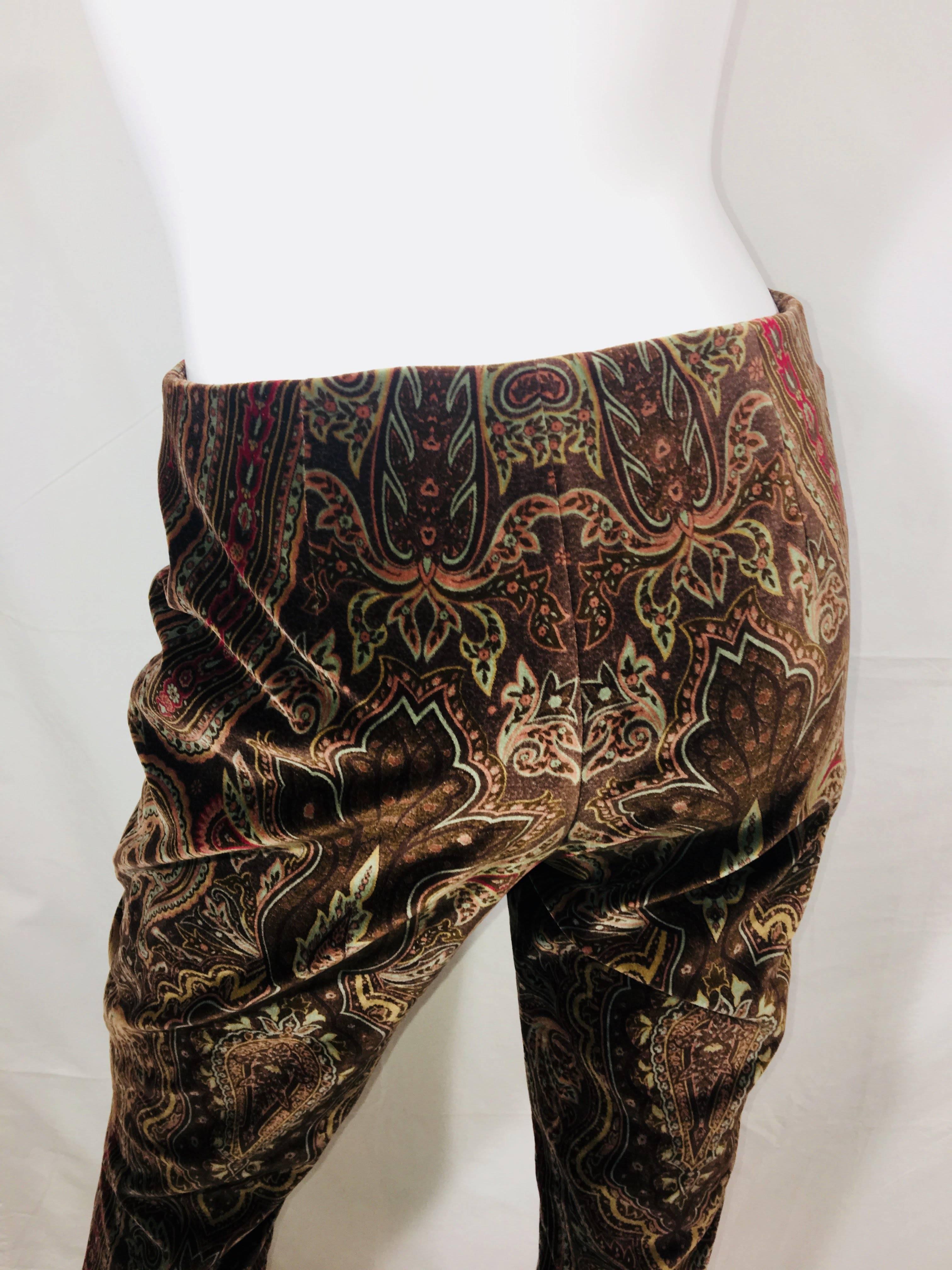 Black Ralph Lauren Paisley Pant