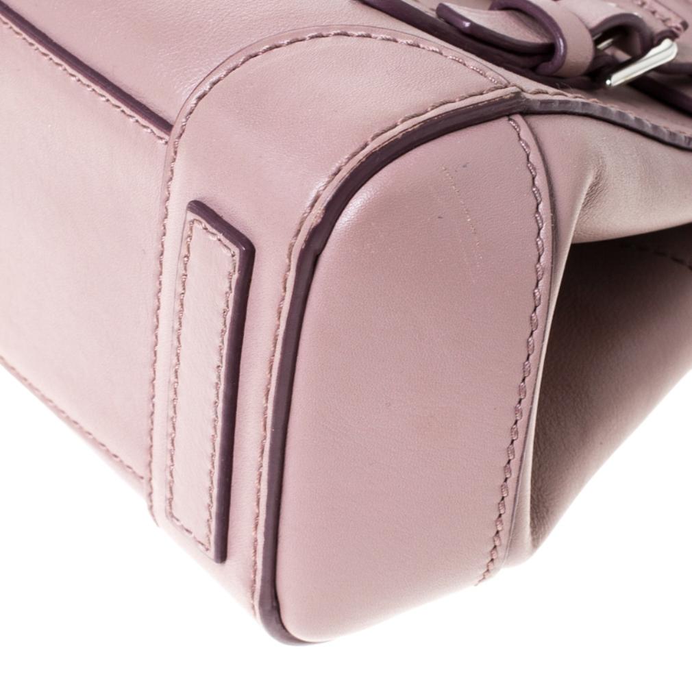 Ralph Lauren Pale Pink Leather Mini Ricky Tote 2