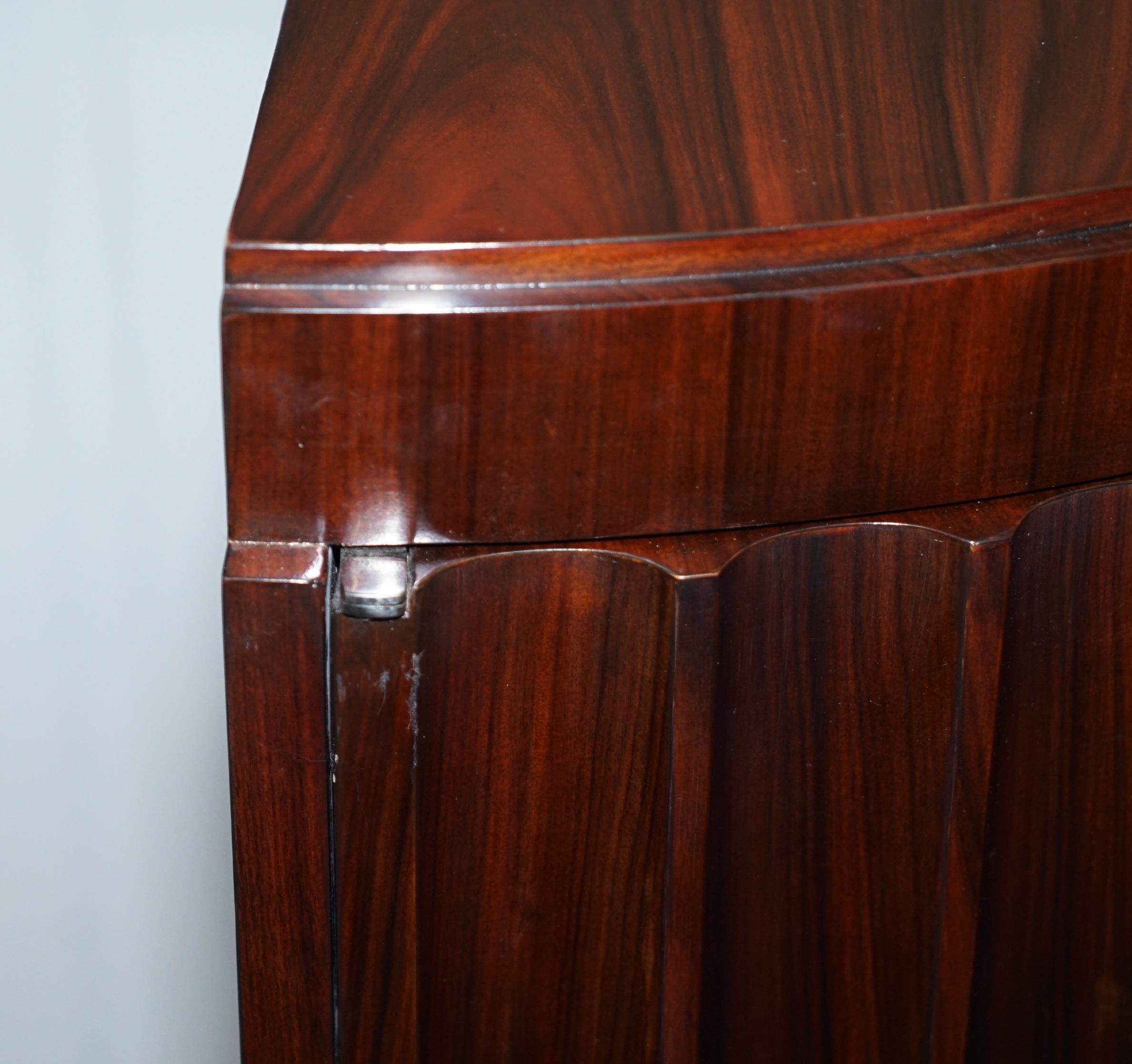 Ralph Lauren Penthouse Fluted Redwood Drinks Cabinet Cupboard 1