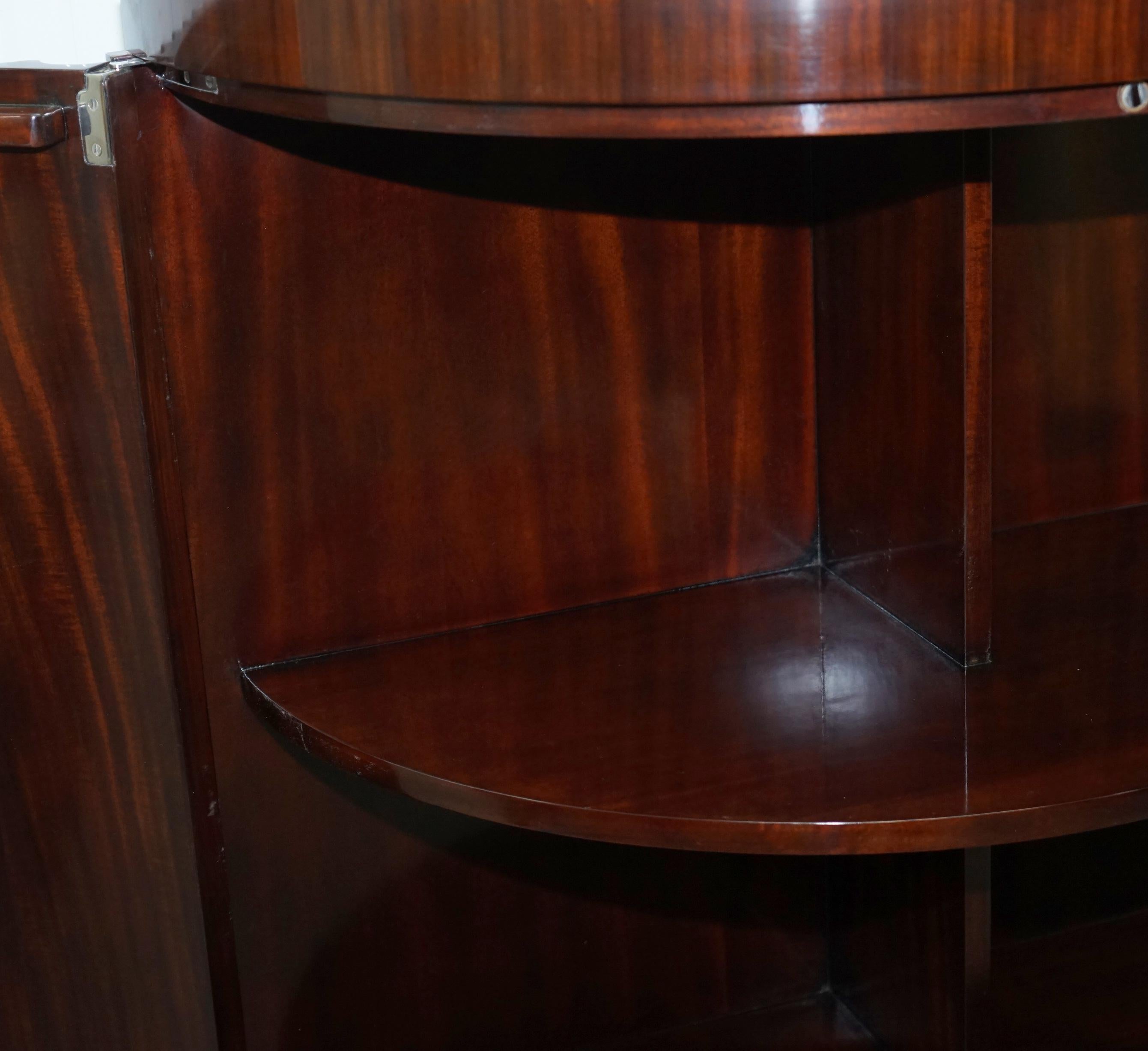 Ralph Lauren Penthouse Fluted Redwood Drinks Cabinet Cupboard 6