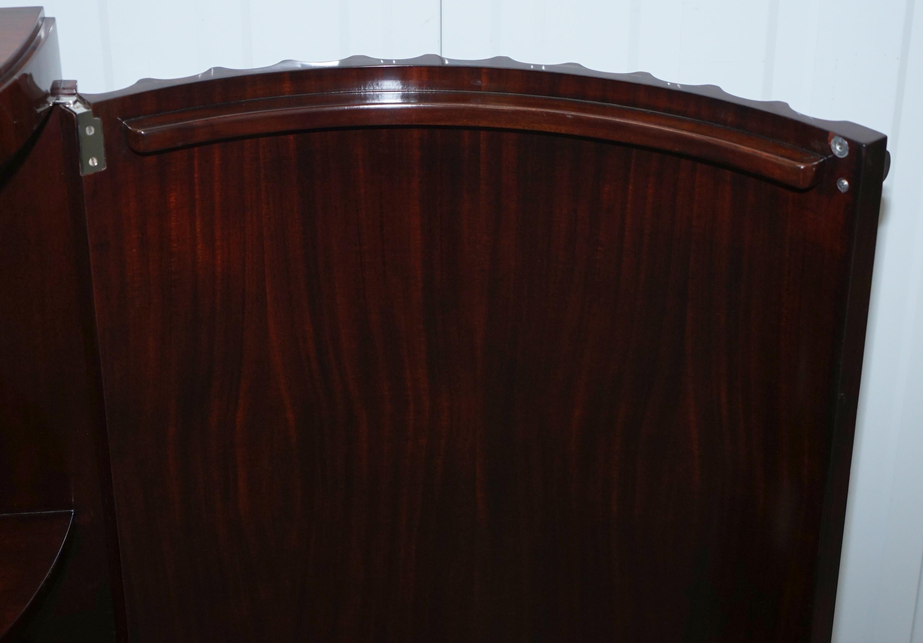 Ralph Lauren Penthouse Fluted Redwood Drinks Cabinet Cupboard 7
