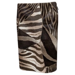 Ralph Lauren Piece Animal Print Skirt, Purple Label