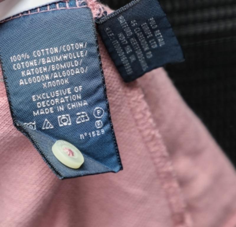 Donna T. Ralph Lauren Rosa Cotone Piqué Skinny Polo S in vendita