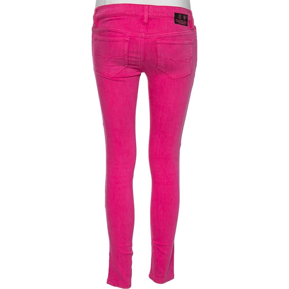 Ralph Lauren Pink Denim Jeans S In Good Condition In Dubai, Al Qouz 2