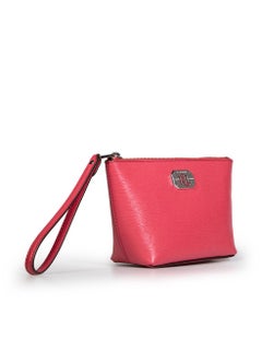 Ralph Lauren Pink Leather Clutch Bag