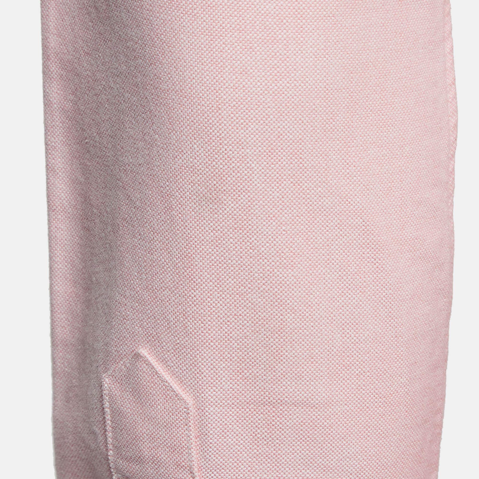 Ralph Lauren Pink Logo Embroidered Cotton Button Down Shirt XS In Good Condition In Dubai, Al Qouz 2