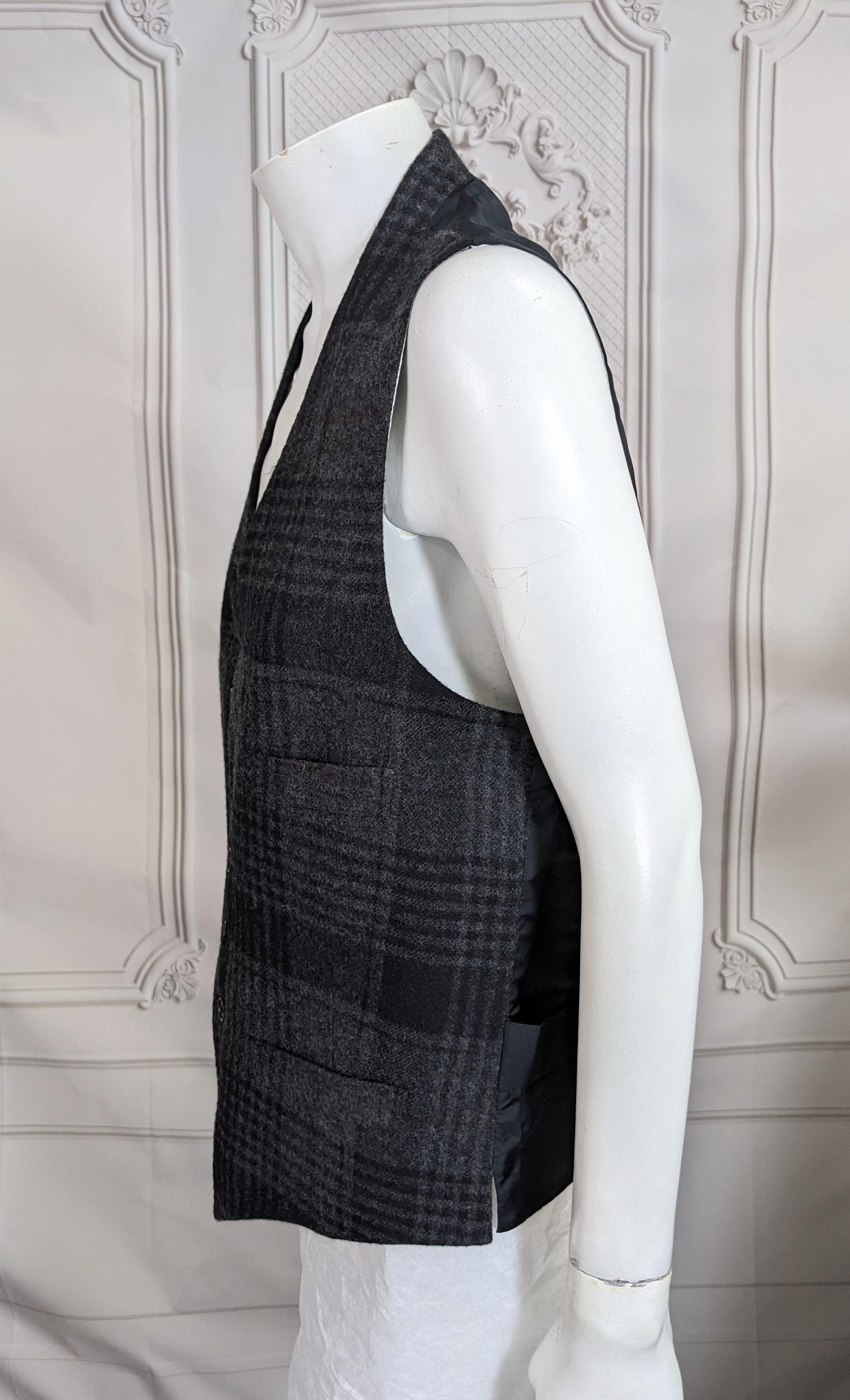 Gilet en cachemire à carreaux pour hommes de Ralph Lauren, Label violet Unisexe en vente