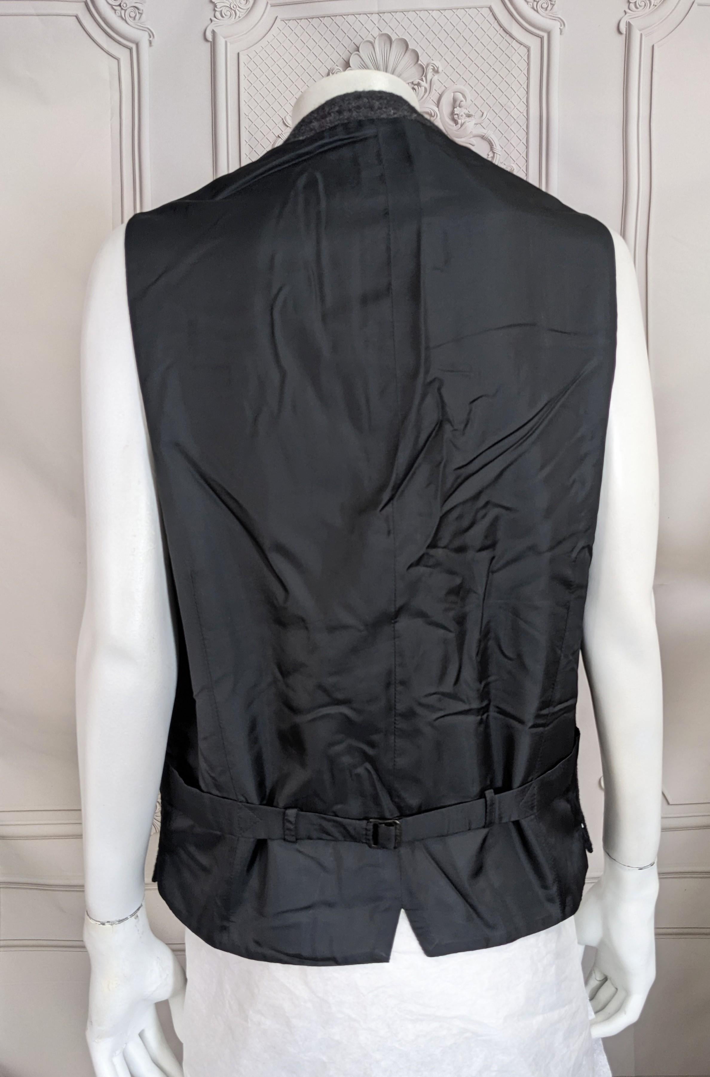 Gilet en cachemire à carreaux pour hommes de Ralph Lauren, Label violet en vente 1