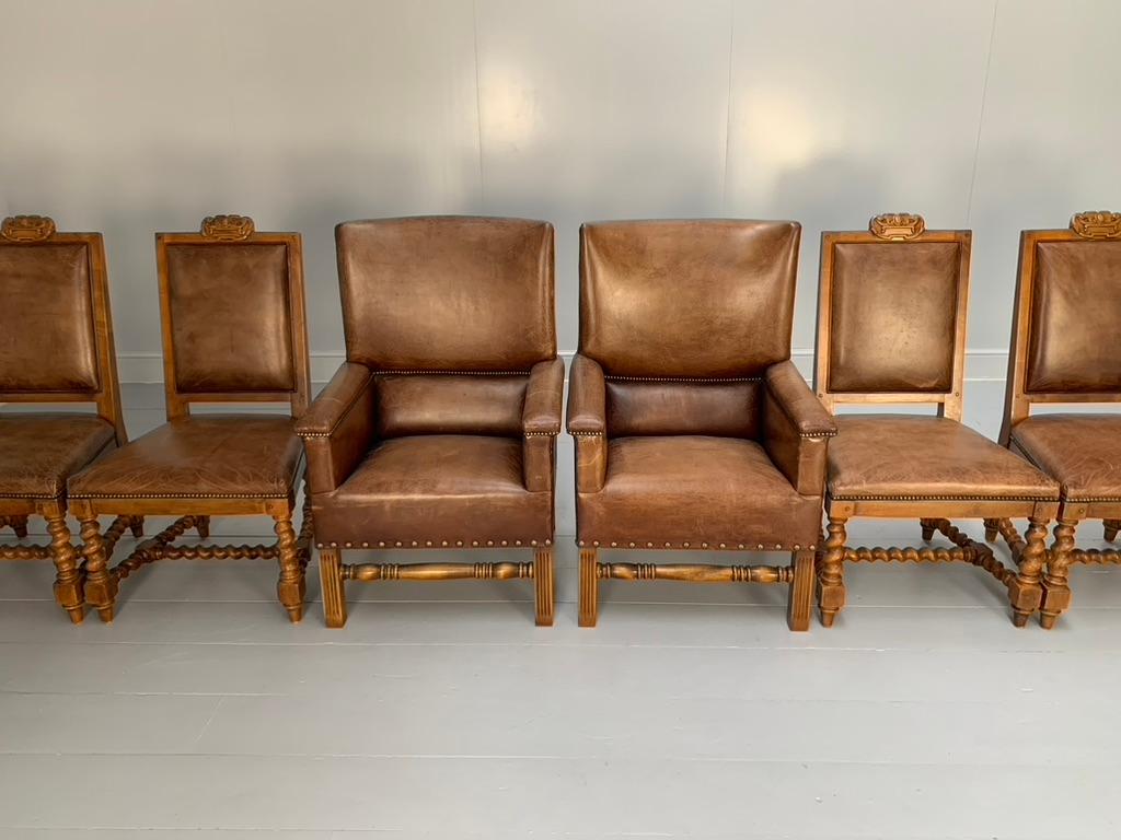 Table de salle à manger et ensemble de 8 chaises Polo Ralph Lauren en vente 6