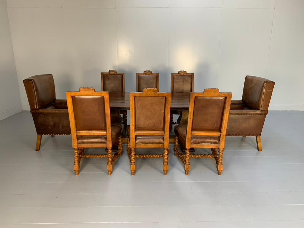 Table de salle à manger et ensemble de 8 chaises Polo Ralph Lauren en vente 2