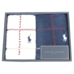 Ralph Lauren Polo Towel Set Navy 2M54a
