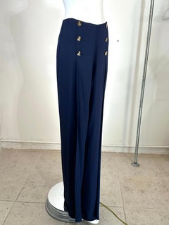 Ralph Lauren Pre Fall 2018 Unworn With Tag 6 Button Front Wide Wrap Leg Pant 4