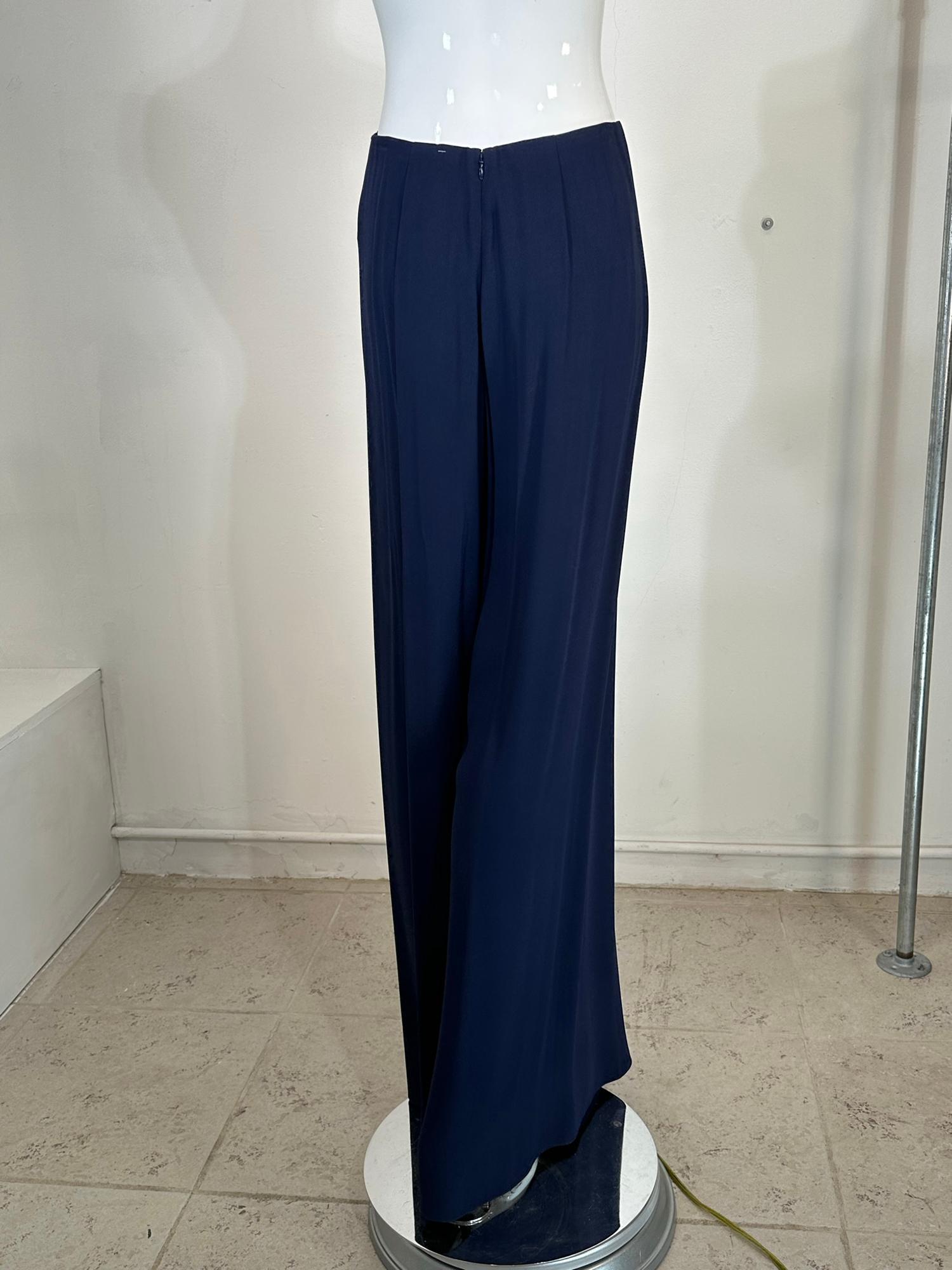 Women's Ralph Lauren Pre Fall 2018 Unworn With Tag 6 Button Front Wide Wrap Leg Pant 4  For Sale