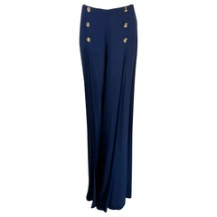 Ralph Lauren pré-automne 2018 non porté avec étiquette 6 boutons à l'avant - Pantalon large enveloppant 4