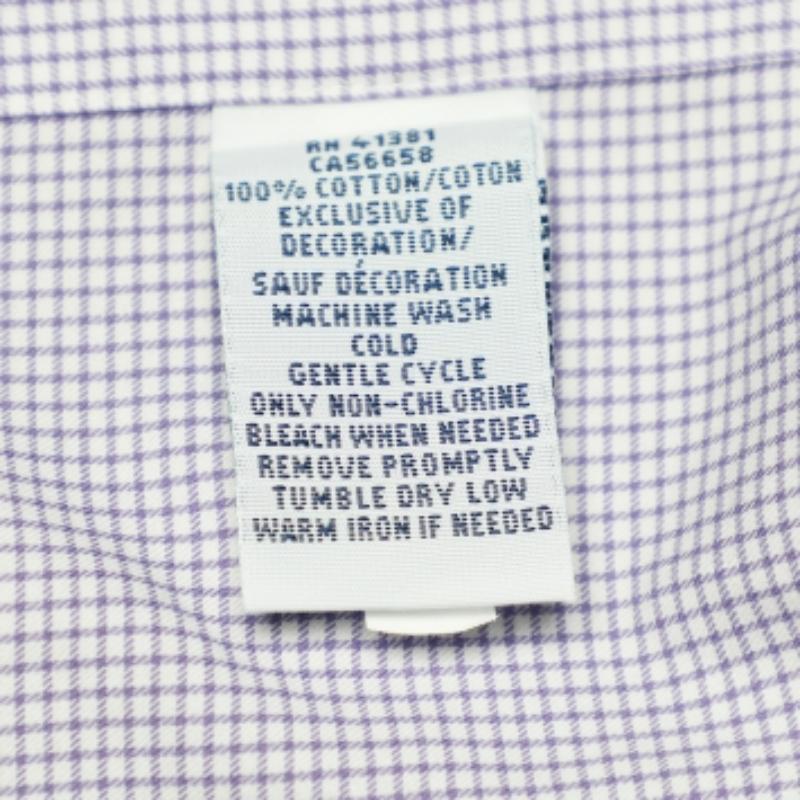 Uomo Camicia a quadri in cotone Ralph Lauren 3XB in vendita