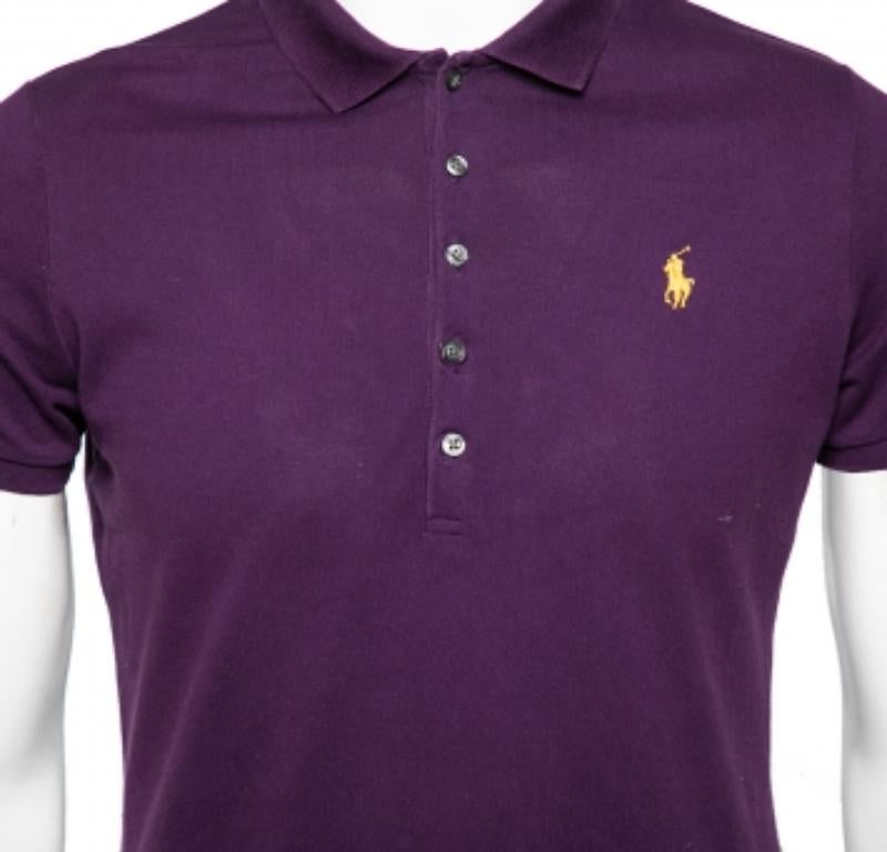 Polo Ralph Lauren de algodón morado XL en venta 1