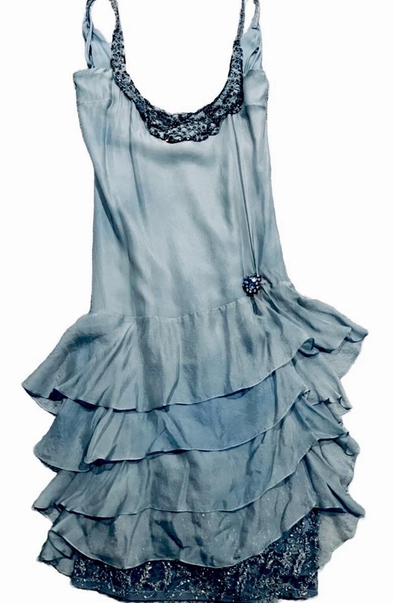 Ralph Lauren Purple Label - Vestito in seta con perline, P/E 2010 in vendita 5