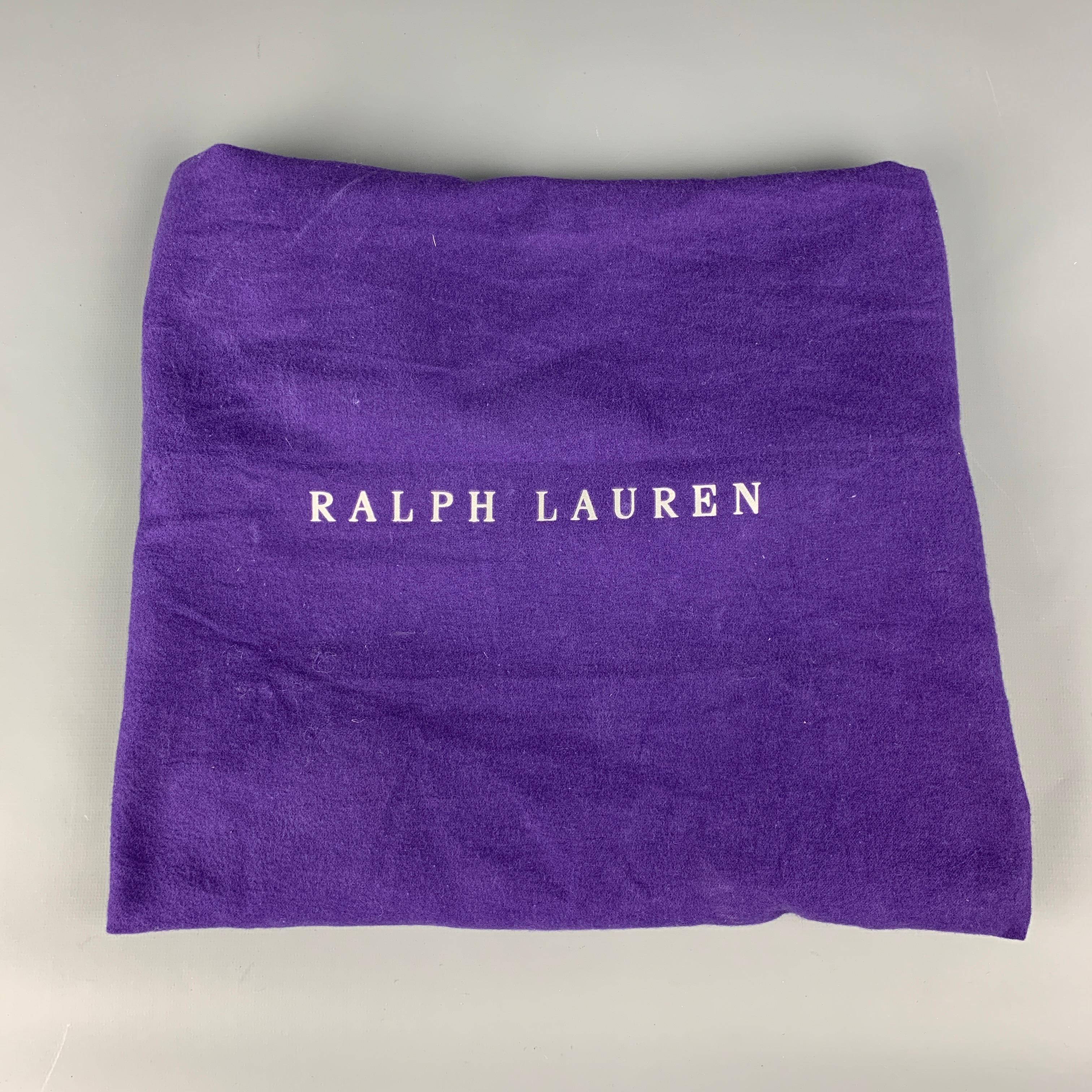RALPH LAUREN Purple Label Black Leather Briefcase 2