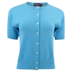 Ralph Lauren Purple Label Cashmere Short-Sleeve Cardigan, 2000s