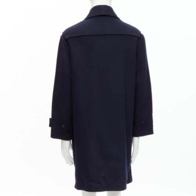 RALPH LAUREN Purple Label Fintona wool brown silver toggle buckle coat Size 6 M For Sale 1
