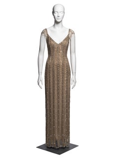 Ralph Lauren Purple Label Gold Chain Evening Dress, SS 2008
