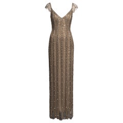 Ralph Lauren Purple Label Gold Chain Evening Dress, SS 2008