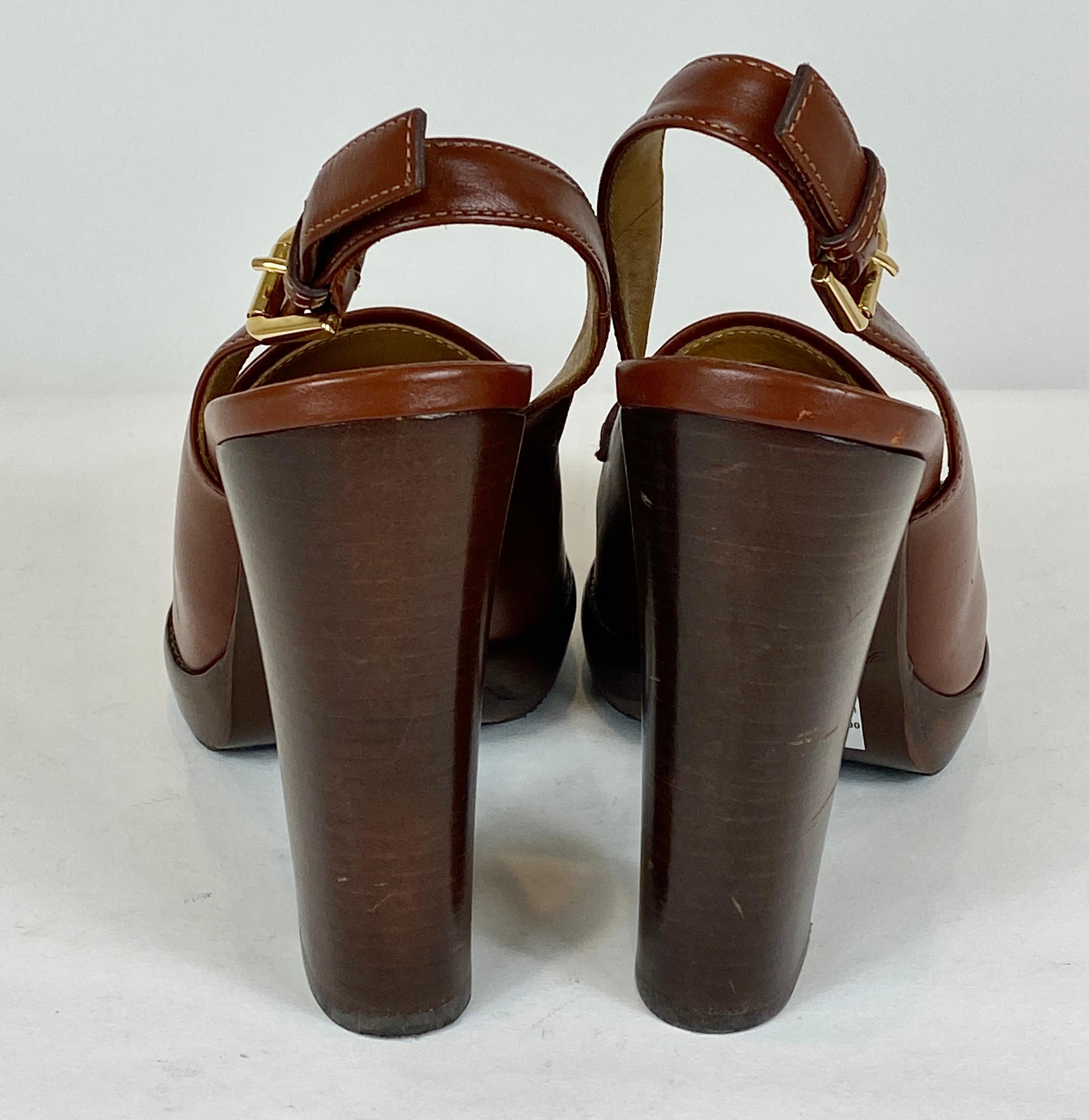 Women's Ralph Lauren Purple Label Loafer High Heels