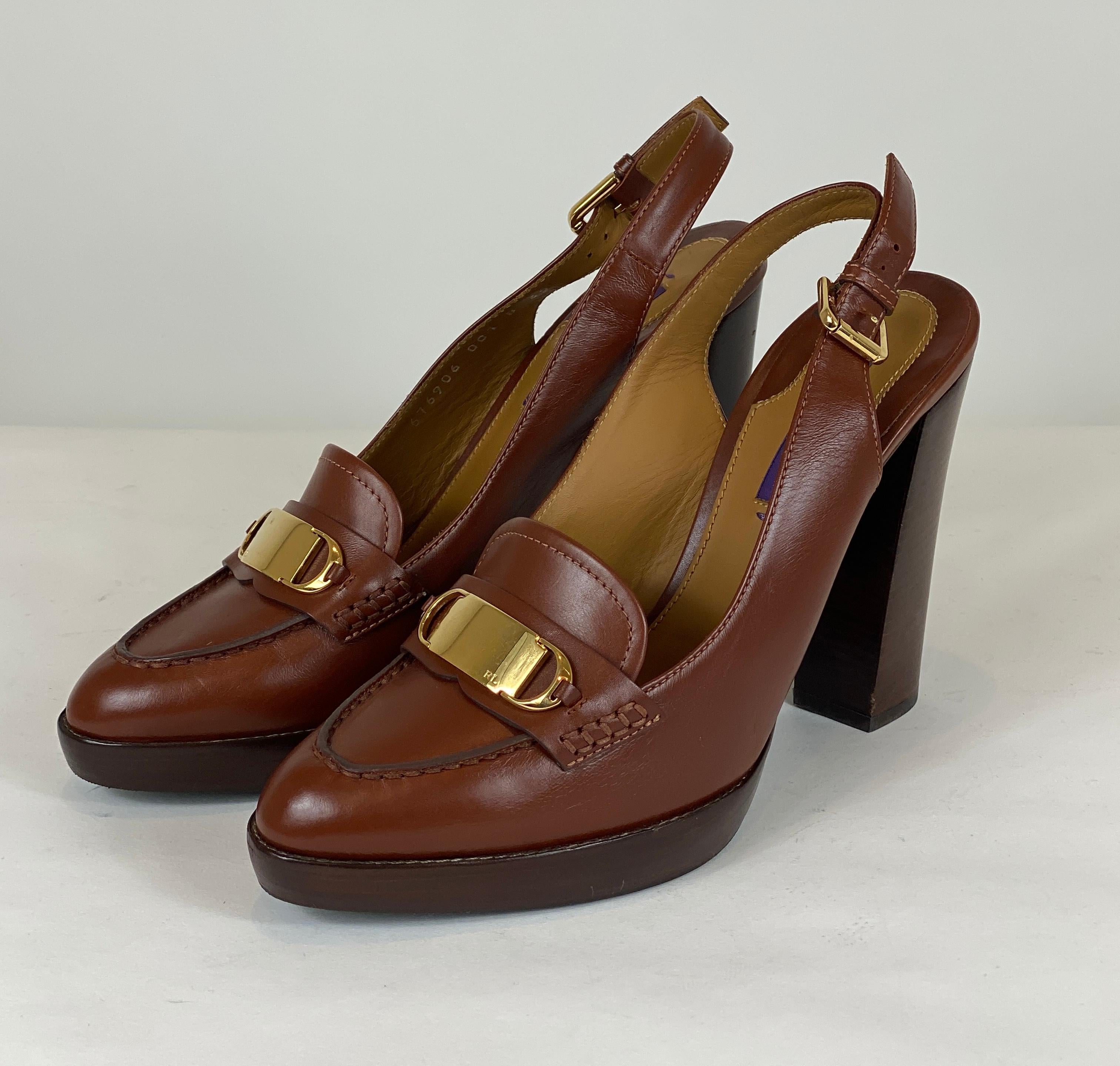Ralph Lauren Purple Label Loafer High Heels 1