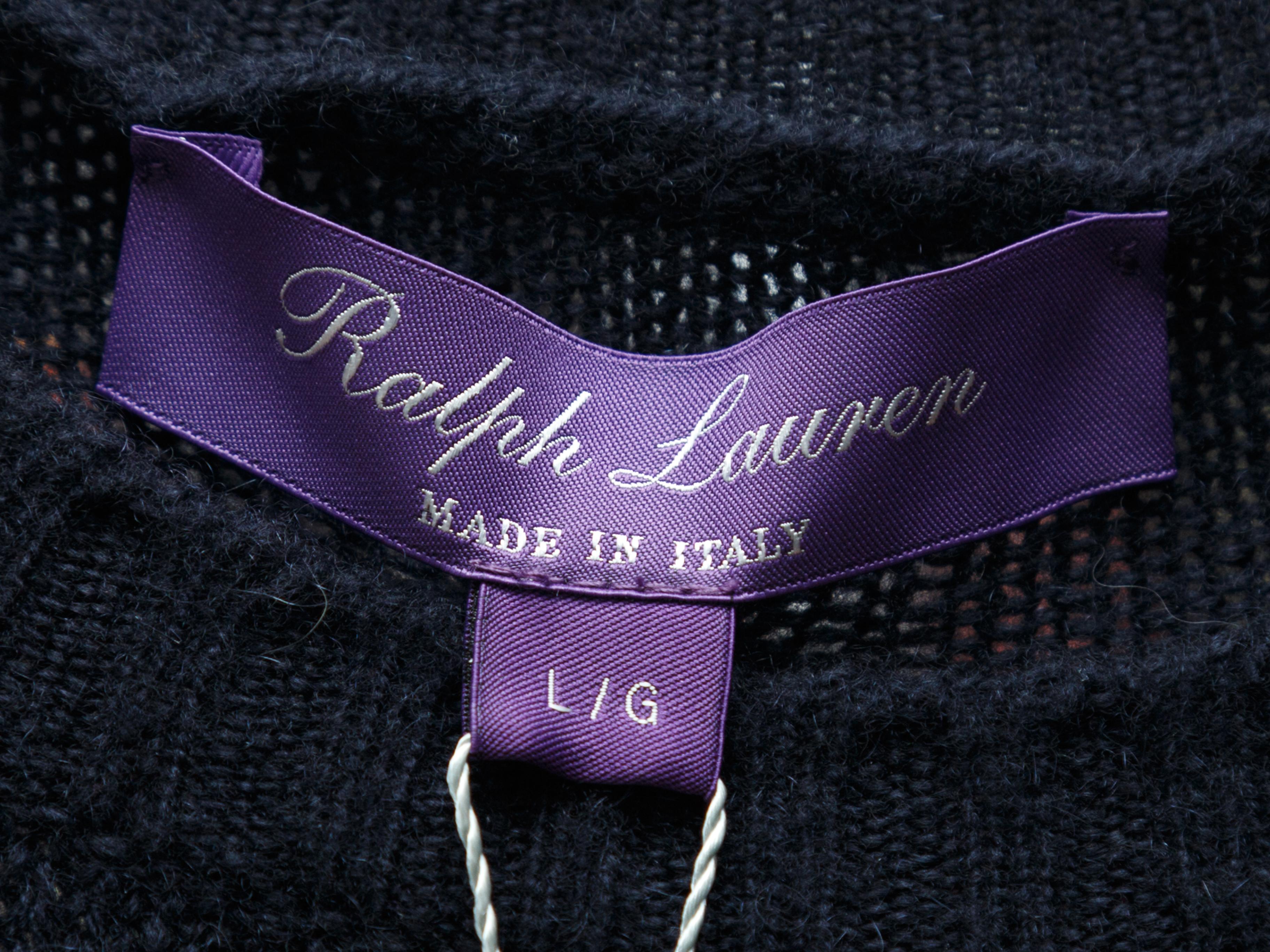 Ralph Lauren Purple Label Navy Cashmere Sweater Dress In Good Condition In New York, NY