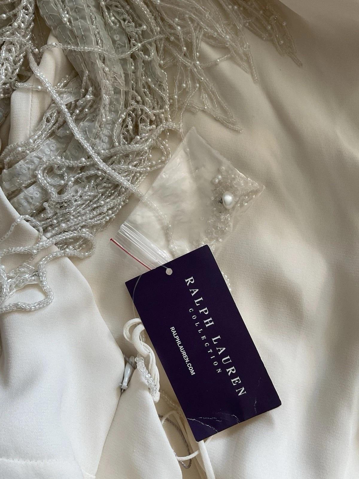 Ralph Lauren Purple Label RARE Iconic Collection Spring 2012 Robe de mariée NWT 3