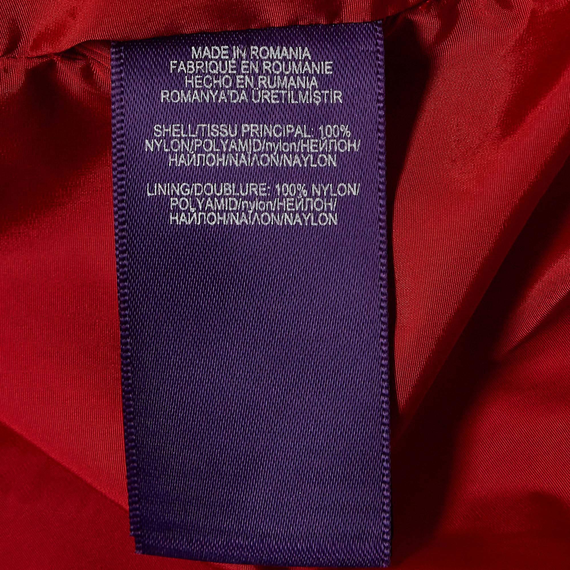 Uomo Ralph Lauren Purple Label Felpa a vento sintetica con zip XL in vendita
