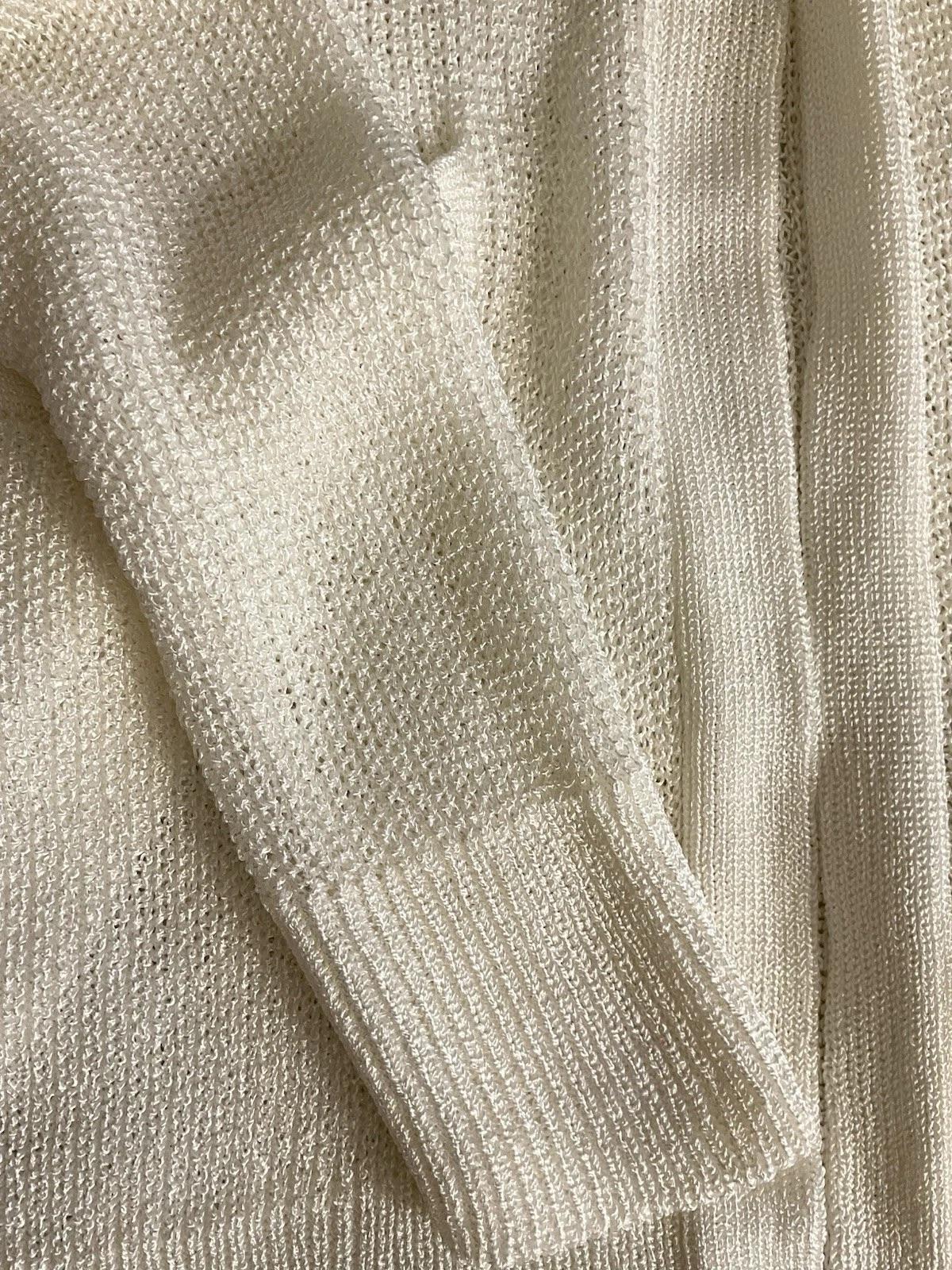 Ralph Lauren Purple Label Runway 2012 Feather-Trimmed Ivory Cardigan Ensemble For Sale 7