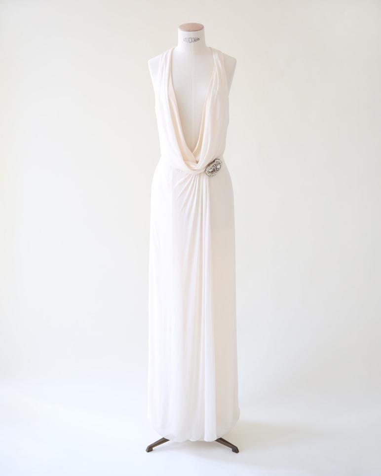 LOVE LALI VINTAGE

Ralph Lauren Collection S étiquette violette 
Ralph Lauren Spring Summer 2007 - Look 23 porté sur le podium par Anja Rubik

Il s'agit d'une pièce de collection incroyablement rare, la robe vintage la plus époustouflante qui ait