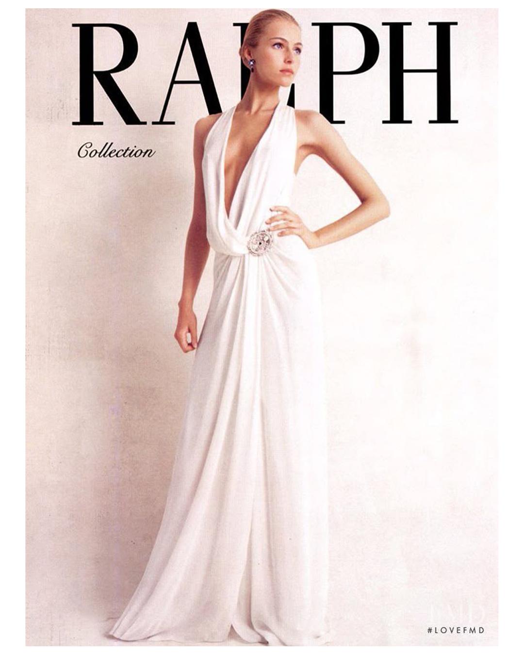 Gris Ralph Lauren Purple Label S/S 07 blanc ivoire robe de mariée en soie plongeante en vente