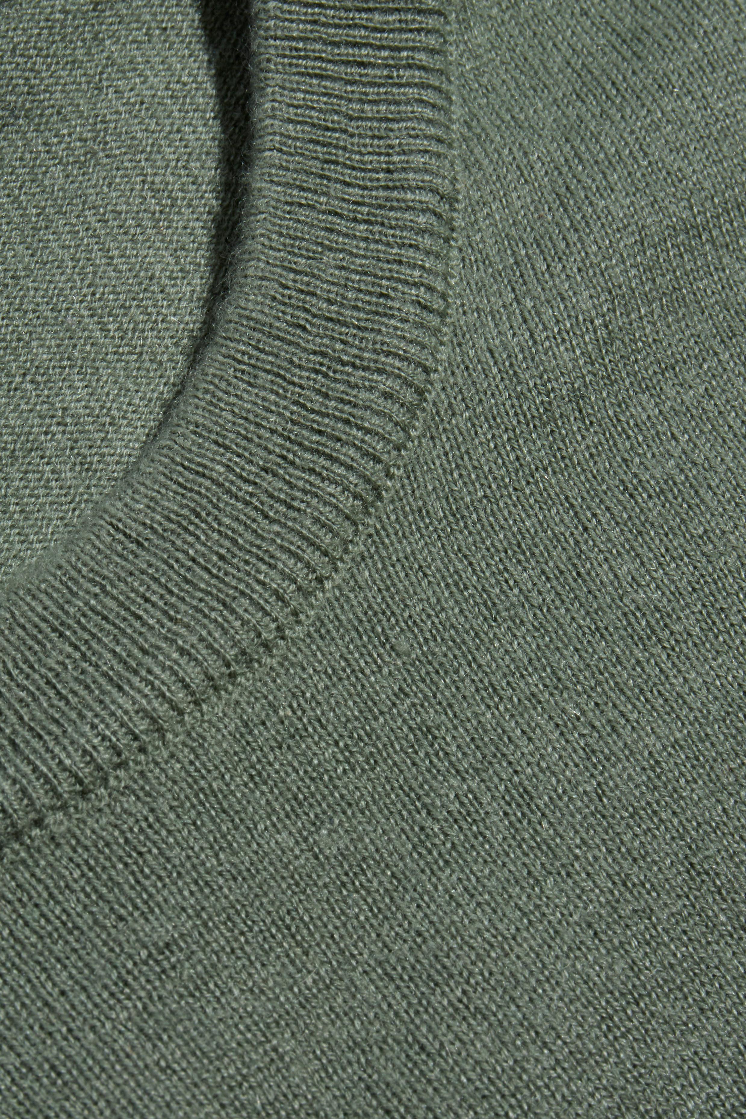 Ralph Lauren Purple Label Sage Green Italian Cashmere Crewneck Sweater (Size L) Pour hommes en vente