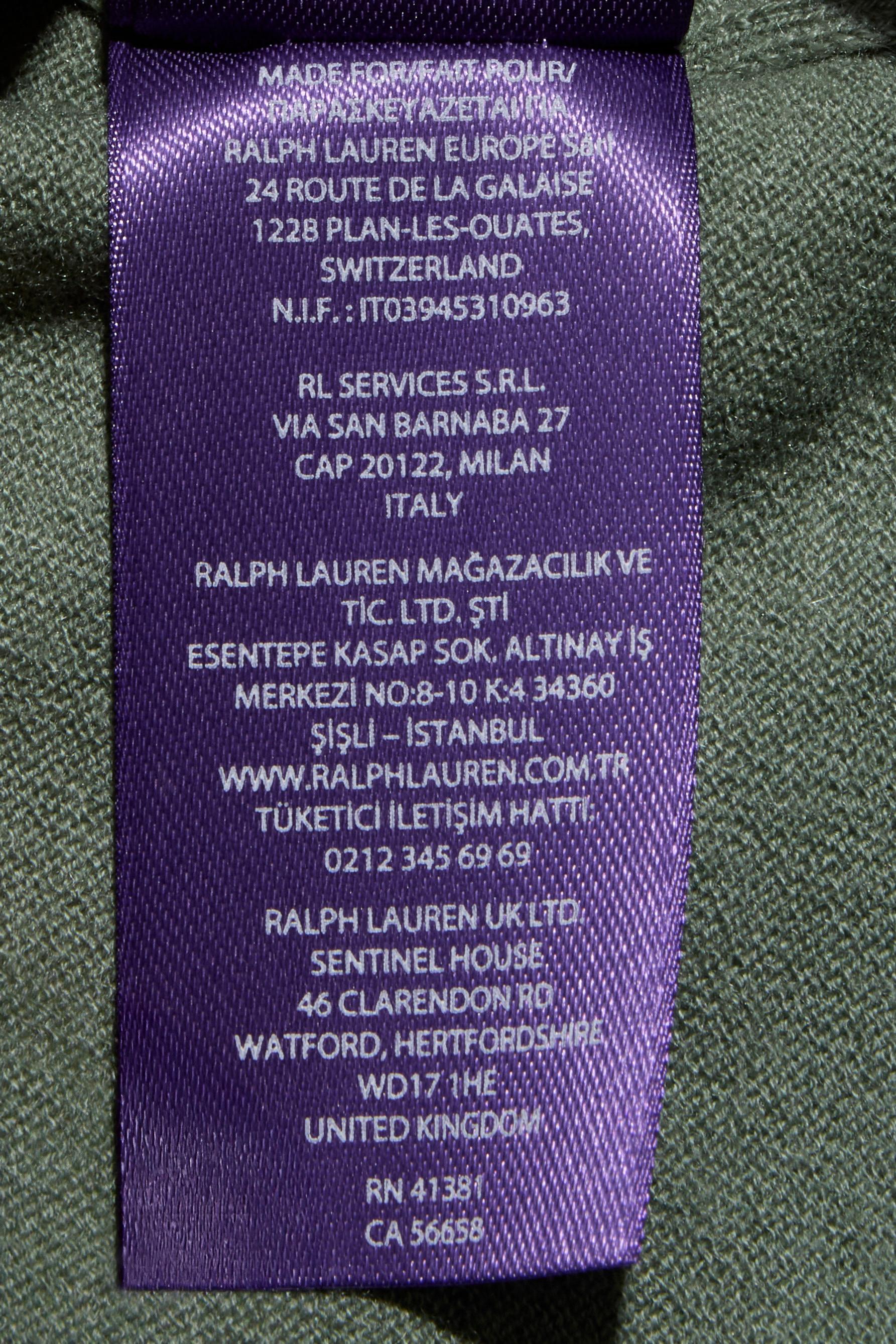 Ralph Lauren Purple Label Sage Green Italian Cashmere Crewneck Sweater (Size L) en vente 3