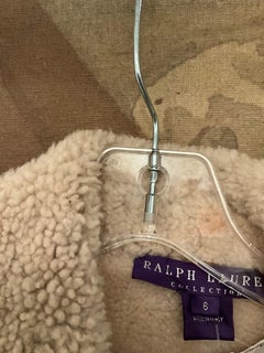 Ralph Lauren Purple-Label BELTED Shearling Jacket