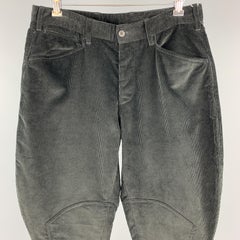RALPH LAUREN Purple Label Size 30 Black Corduroy Breeches Jodhpur Pants