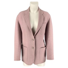 RALPH LAUREN Purple Label Size 8 Pink Wool Blend Jacket