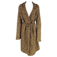 Ralph Lauren Purple Label Taglia M Cappotto aperto sul davanti in misto cachemire oro marrone