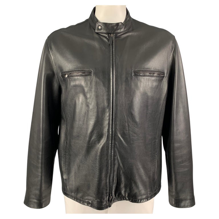Louis Vuitton 2018 Lamb Leather Bomber Jacket - Black Outerwear