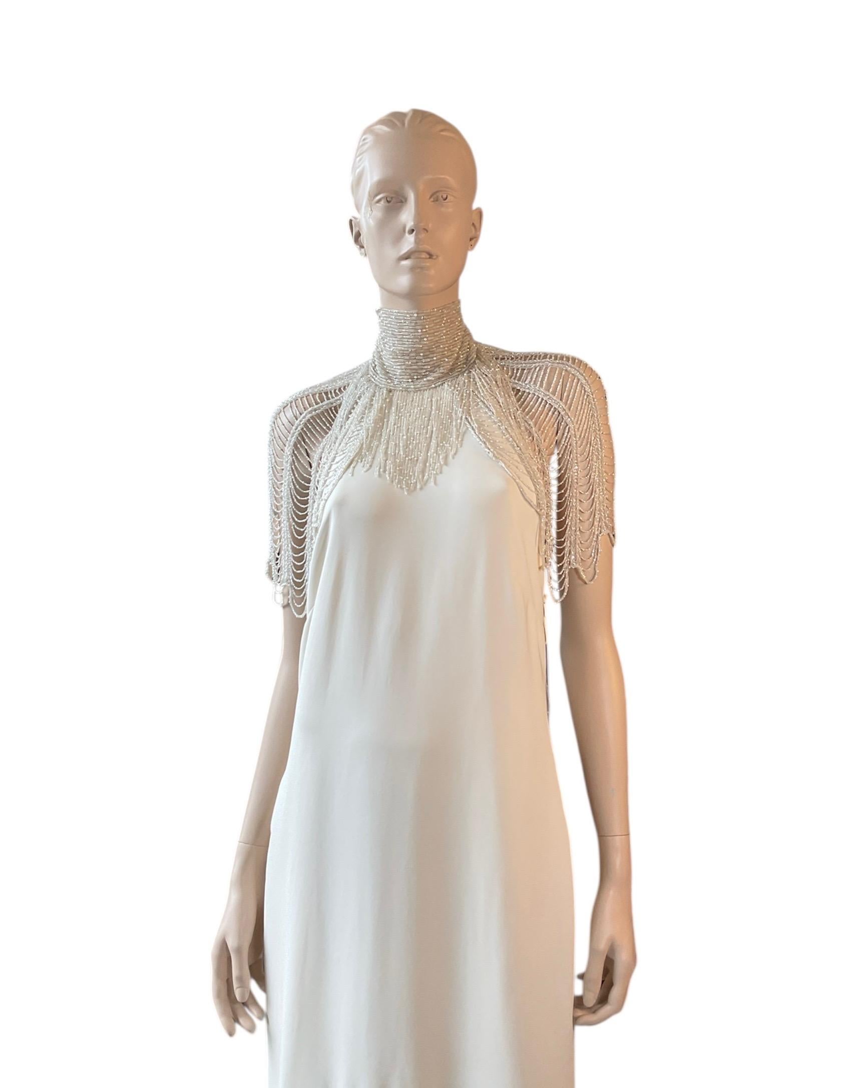 Ralph Lauren Purple Label White Beaded Wedding Gown, Spring 2012 Runway – NWT For Sale 10