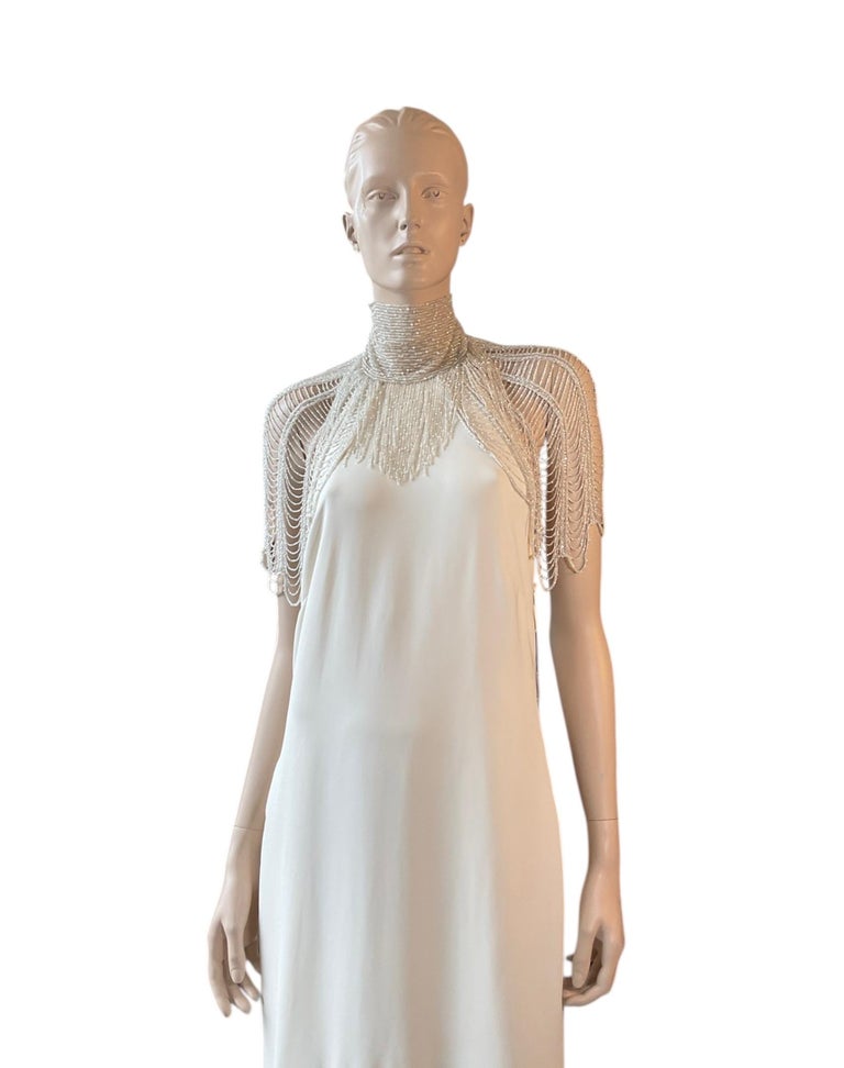 Ralph Lauren Purple Label White Beaded Wedding Gown, Spring 2012 Runway   NWT at 1stDibs