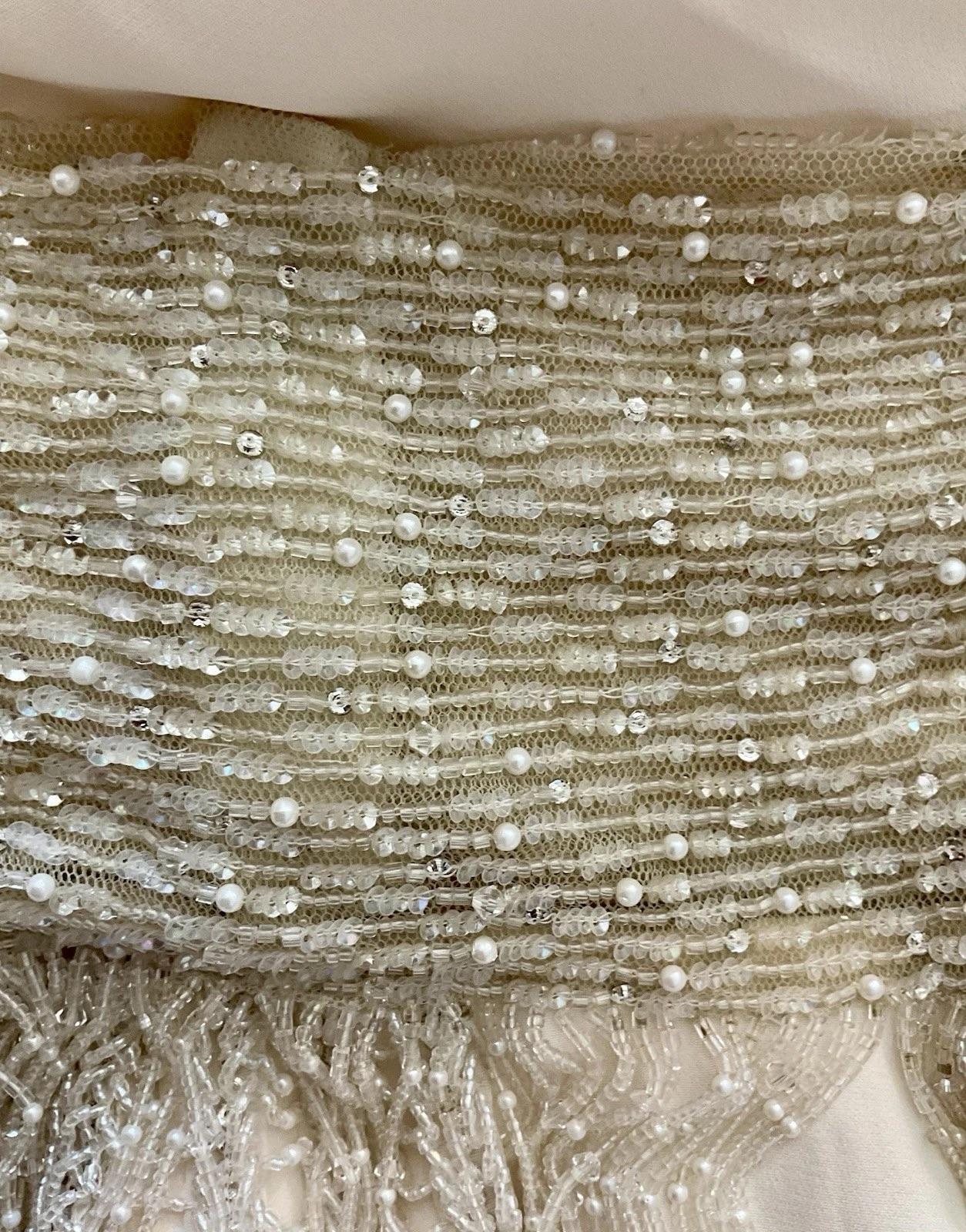 Ralph Lauren Purple Label White Beaded Wedding Gown, Spring 2012 Runway – NWT For Sale 5