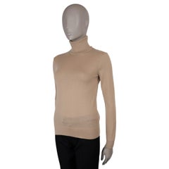 RALPH LAUREN PURPLE LABLE beige cashmere TURTLENECK Sweater S