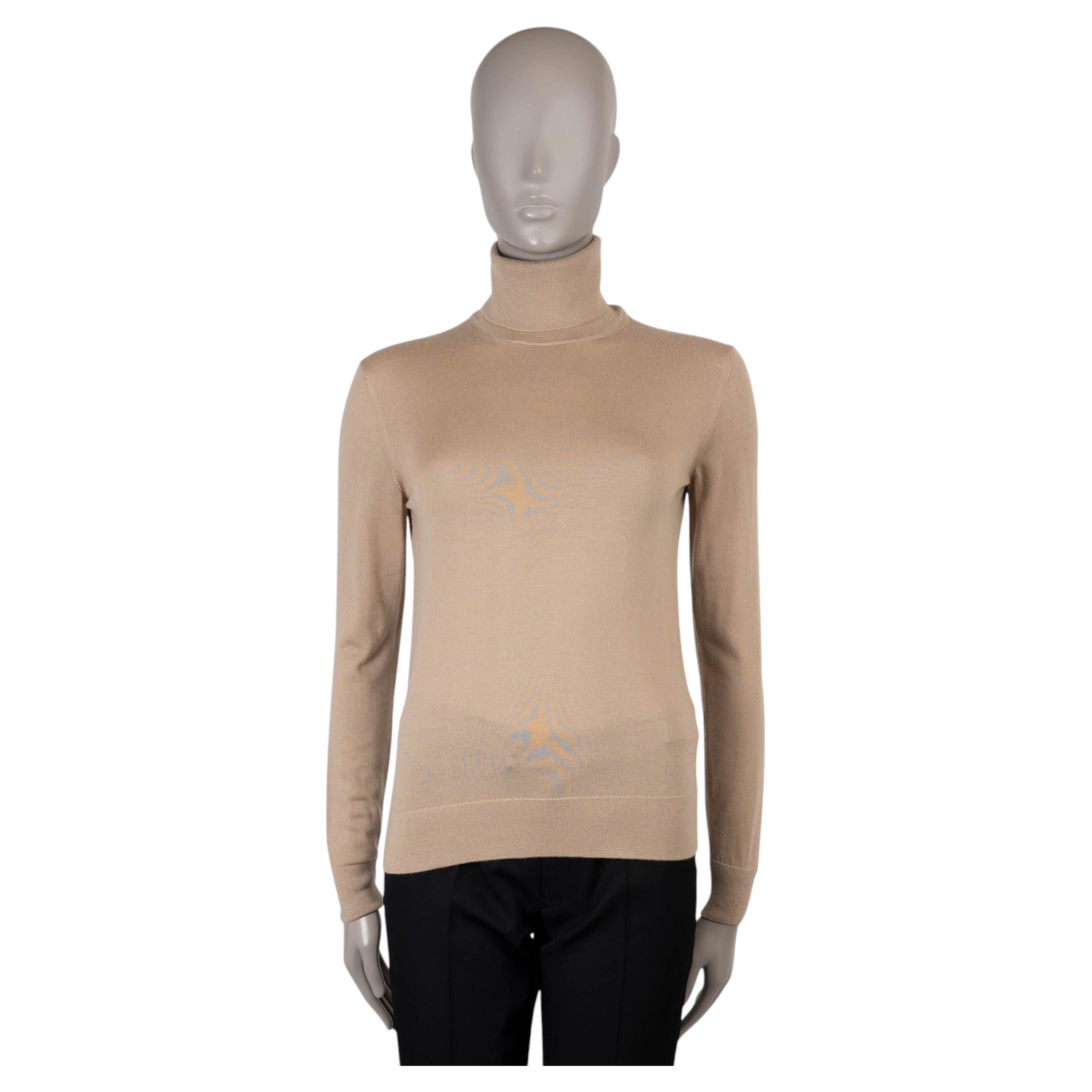 RALPH LAUREN PURPLE LABLE pull TURTLENECK beige en cachemire S