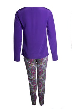 Ralph Lauren, Purple set with paisley print