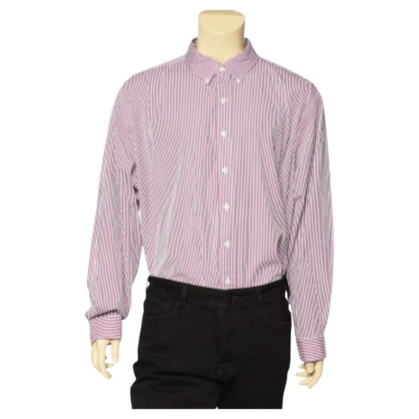Ralph Lauren - Camicia a righe in cotone con bottoni sul davanti 3XB