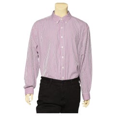 Ralph Lauren - Camicia a righe in cotone con bottoni sul davanti 3XB