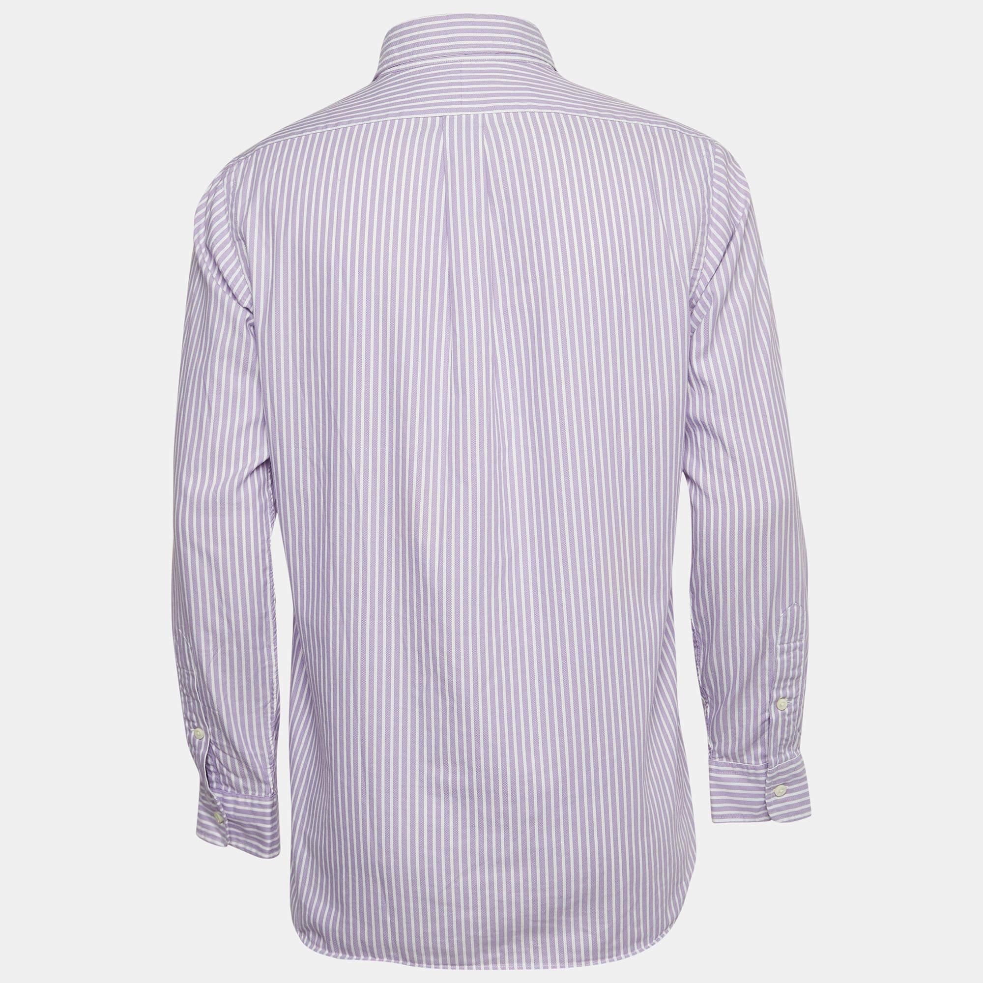 How fabulous does this designer shirt look It is made of fine materials and features a fitted silhouette. Pair it with pants and loafers for a cool ensemble.